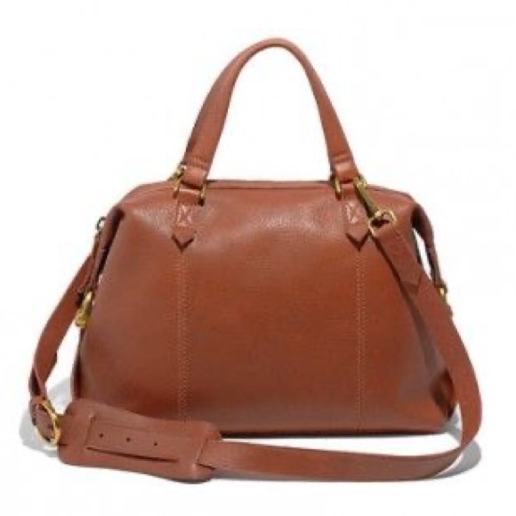 Madewell Handbags - Madewell English Saddle Brown Glasgow Satchel